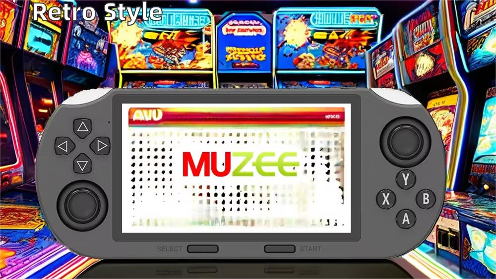 MUZEE : Console portable puissante avec plus de 30 000 jeux